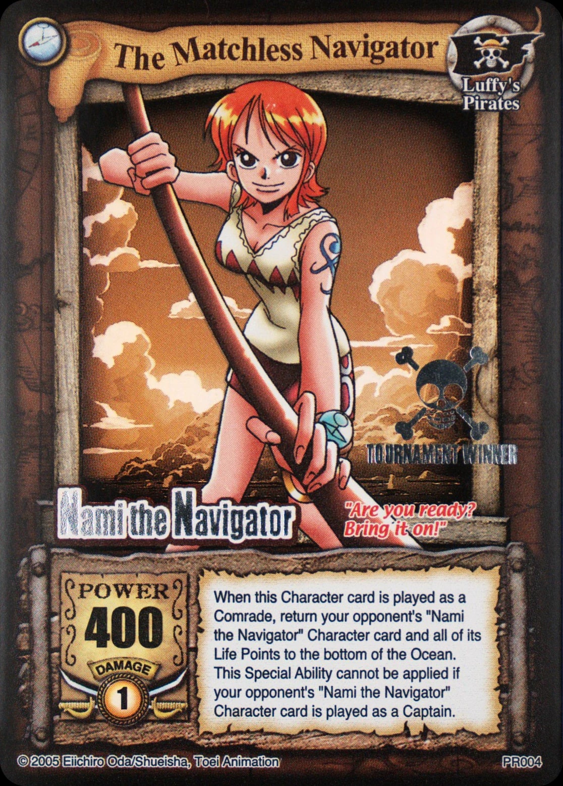 PR004 The Matchless Navigator, U.S. treatment