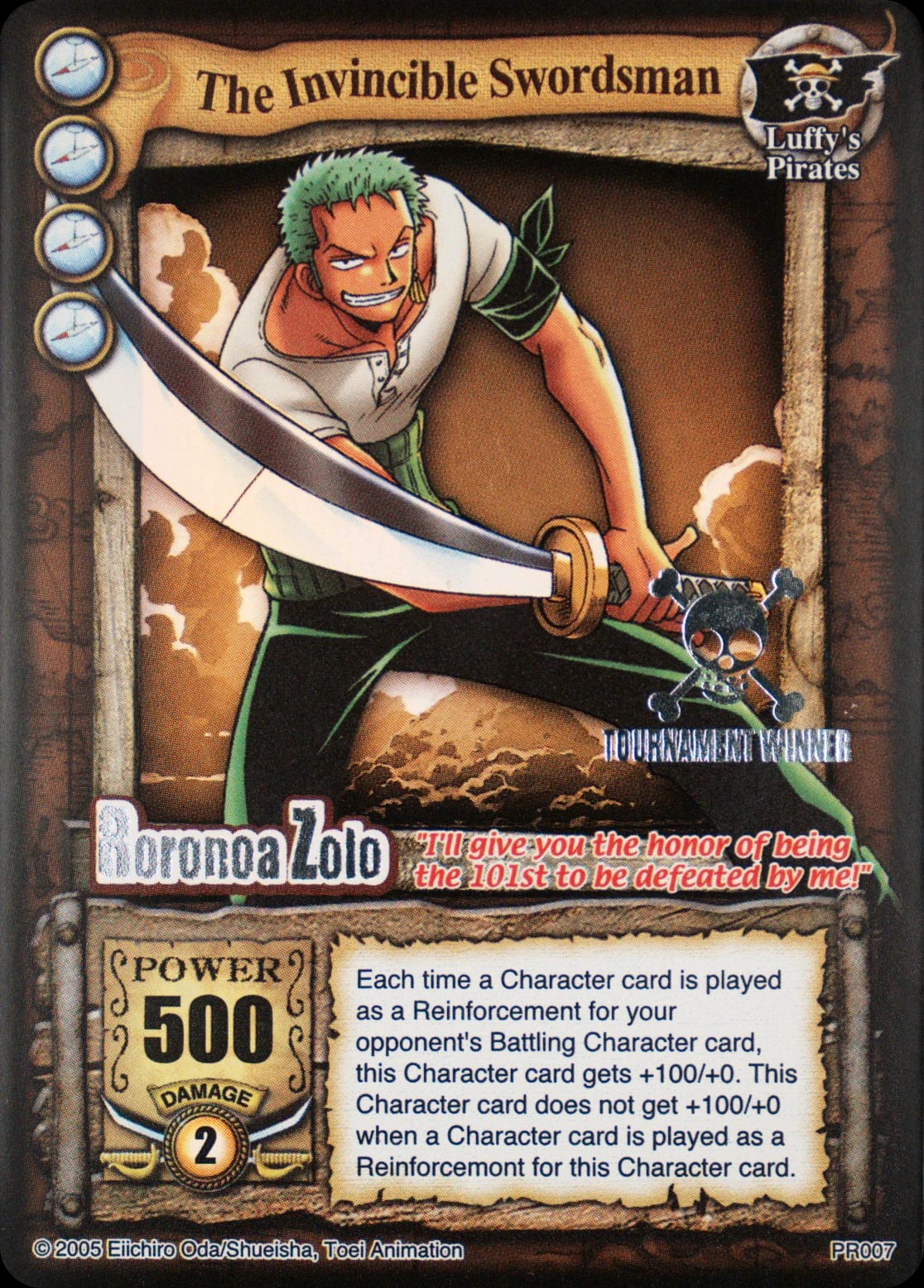 PR007 The Invincible Swordsman, U.S. treatment